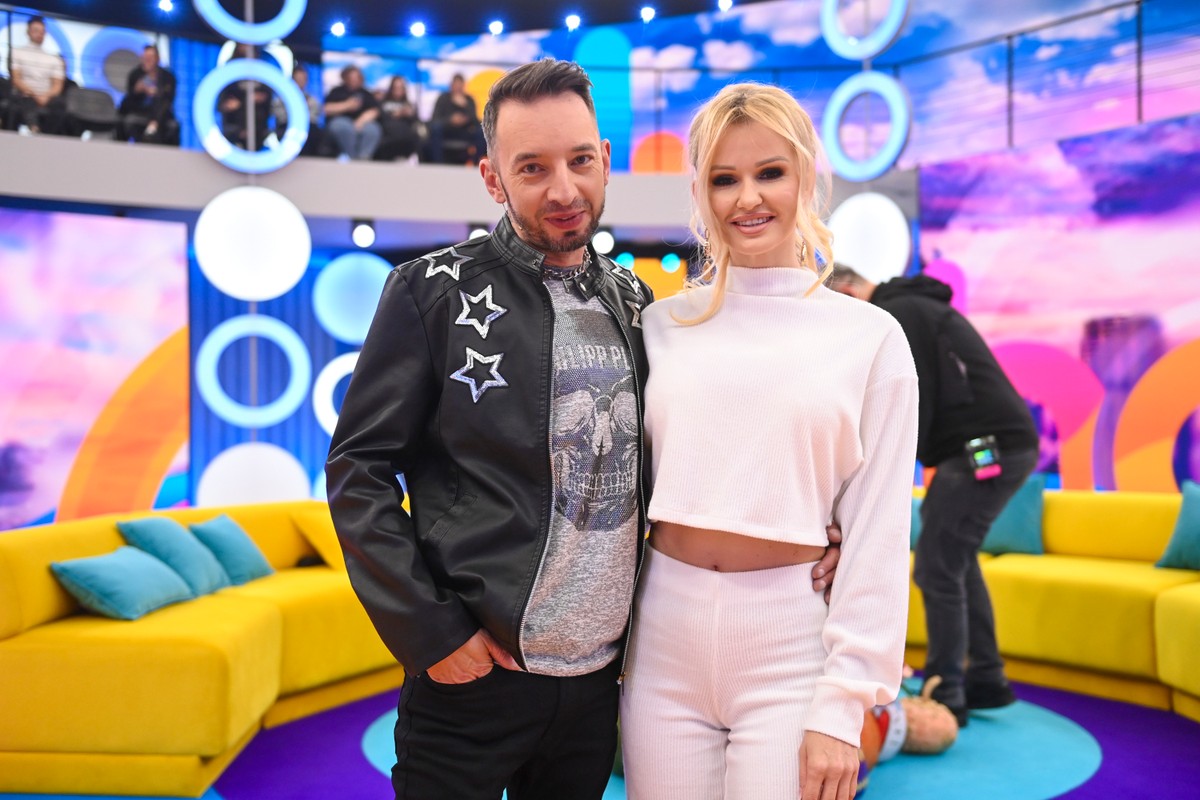 Adam Konkol z żoną, Angeliną Konkol