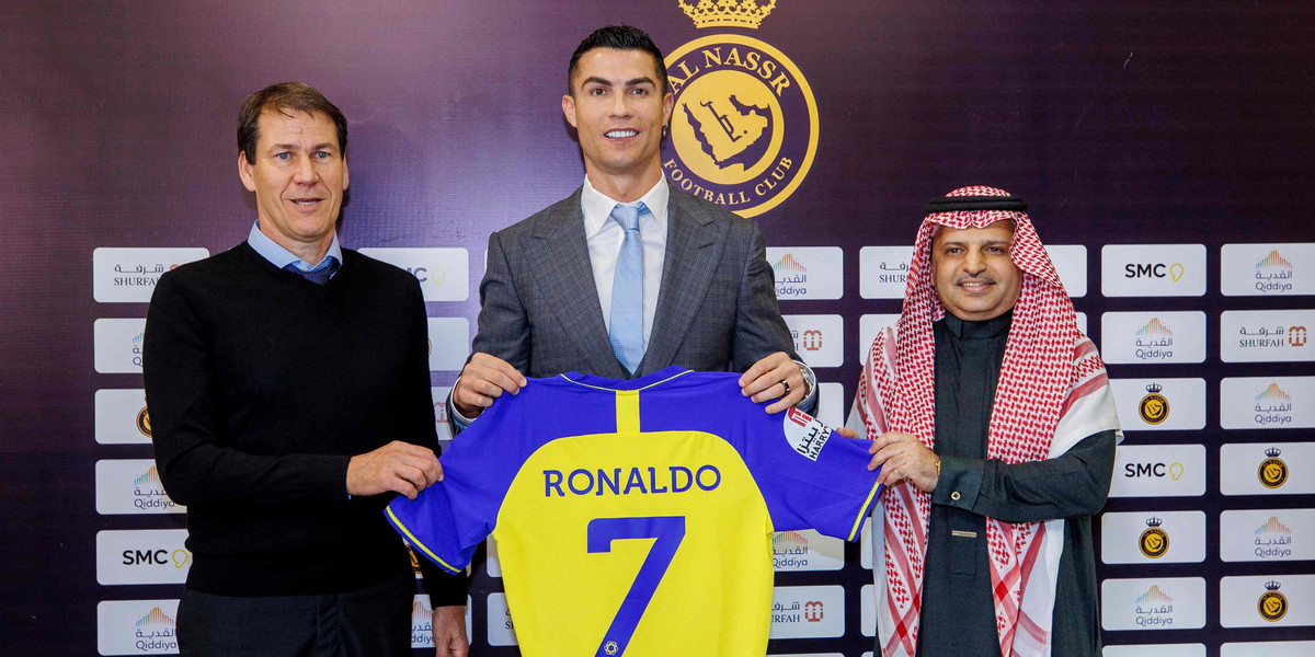 Saudyjczycy chcą ozłocić Cristiano Ronaldo.