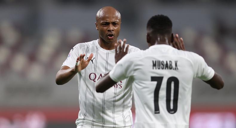 WATCH: Andre Ayew scores second goal in two matches for Al Sadd