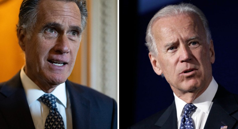 President Joe Biden has previously said that he's open to ideas to avoid Social Security's impending insolvency. A group of bipartisan lawmakers including Sen. Mitt Romney are reportedly considering a federal Sovereign Wealth Fund as one proposal.Anna Moneymaker/Getty Images, Carolyn Kaster/AP