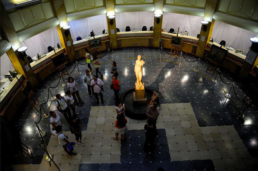 Izložba: Umetnička dela bila su izložena u prostorijama banke u okviru Noći muzeja 2014. godine 