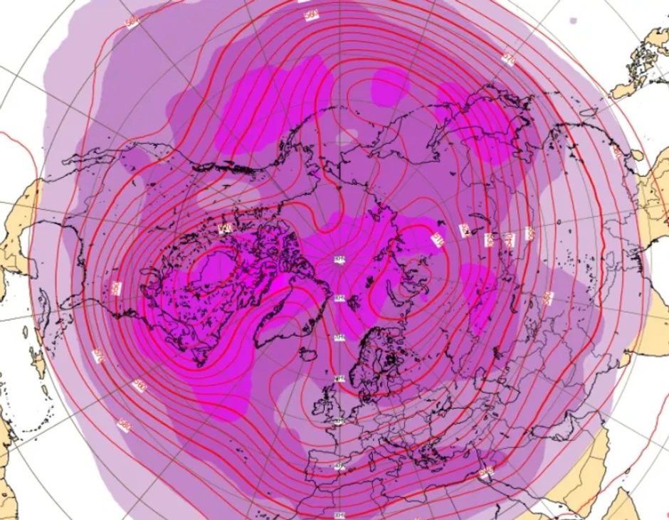 Polarni vrtlog 9. februara