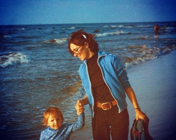 Anna Wendzikowska z mamą