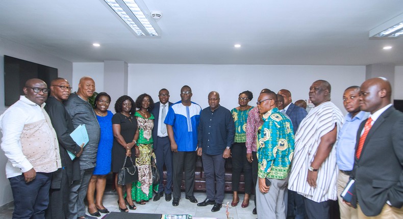 Mahama meets NAGRAT Executives