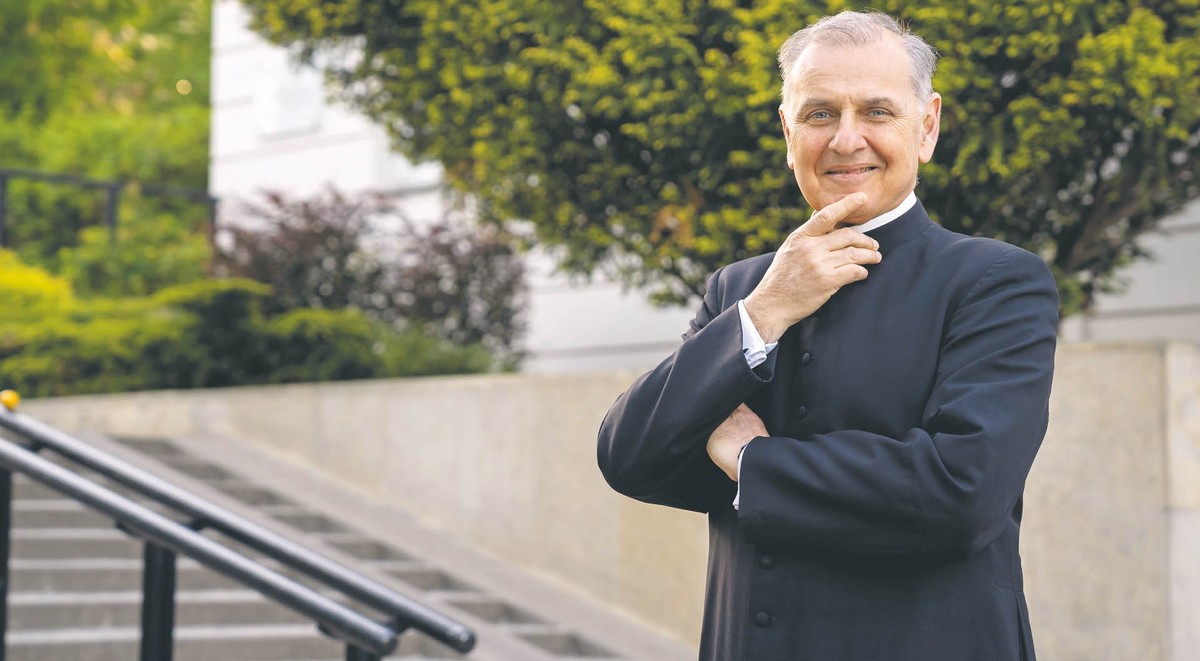 Ks. Stefan Moszoro-Dąbrowski, wikariusz regionalny Opus Dei dla Europy Środkowo-Północnej. Urodzony i wychowany w Argentynie, fot. Materiały prasowe