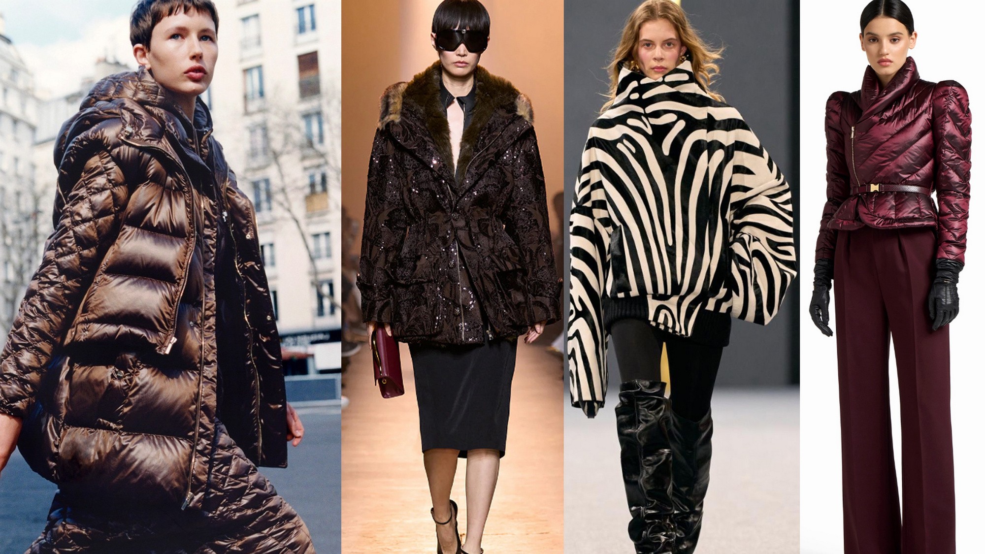 Zimná bunda ako módny statement.