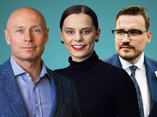 Od lewej: Jacek Domasat, prezes SuperMenu by Anna Lawendowska, Alicja Gackowska, prezes Eco5Tech oraz Michał Krawczyk, senior manager w Kearney