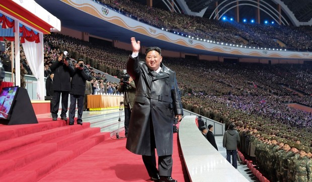 Kim Džong Un na proslavi Nove godine u Pjonjangu