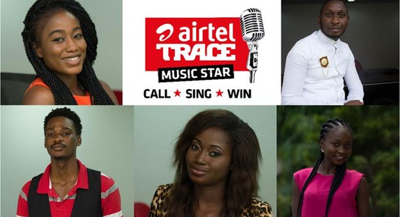 The Top five contestants, who have each been given a unique code through which their supporters can vote for them, are Moses Ugheighele (MOS), Ama Yeboah (AMA), Sedem Afaglo (SED), Fathia Gyimah (FAT) and Harry Gantuah (HAR).