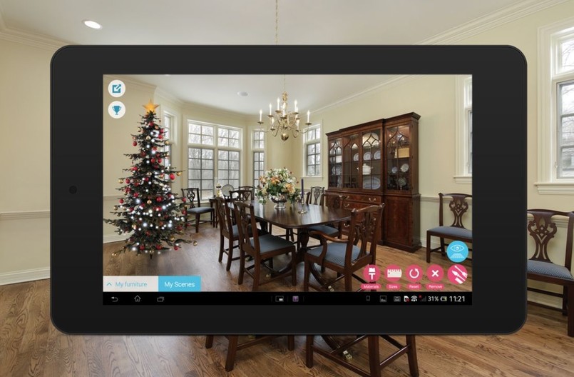 Aplikacja, która pozwala wirtualnie meblować wnętrza