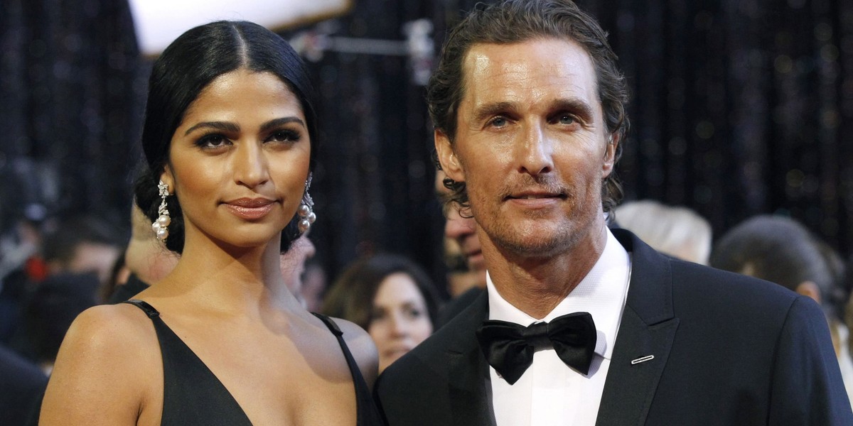 Matthew McConaughey Camila McConaughey 