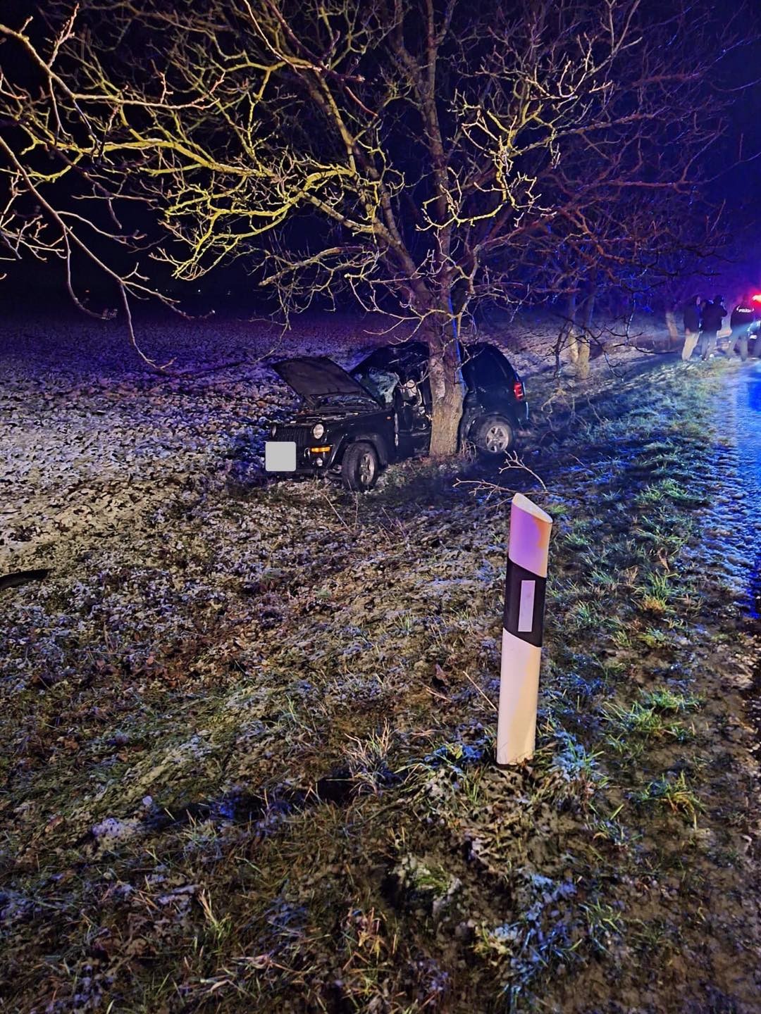 Tragická dopravná nehoda pri obci Veľké Blahovo (okres Dunajská Streda).