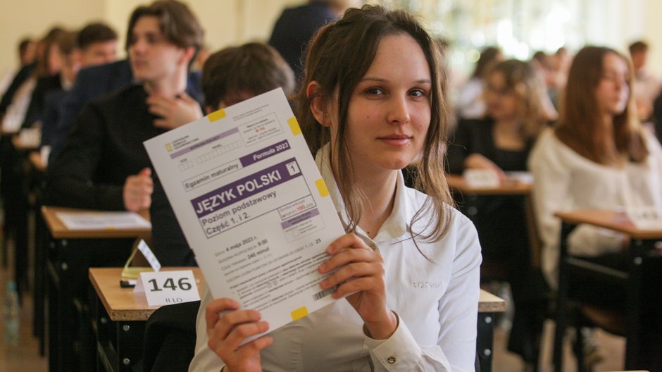 Egzamin maturalny z języka polskiego w II LO im. Marii Skłodowskiej-Curie w Gorzowie Wielkopolskim (04.05.2023)