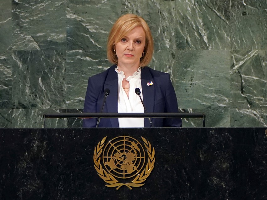 Liz Tras na 77. sednici GS UN