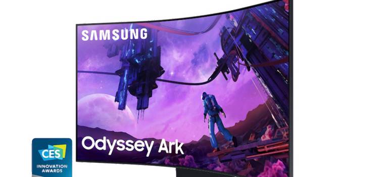 Samsung Odyssey Ark 55" debiutuje w sprzedaży Zakrzywiony monitor jest drogi