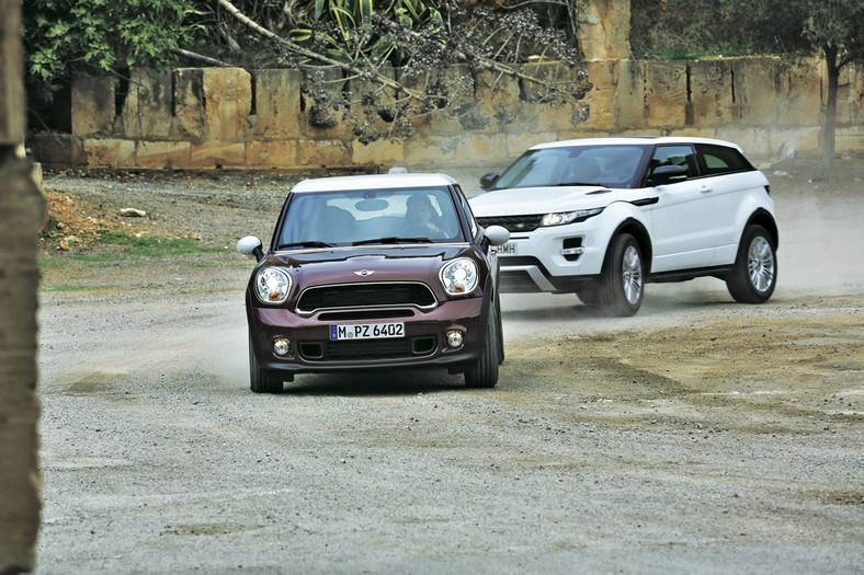 Mini Paceman kontra Range Rover Evoque: terenowe coupe