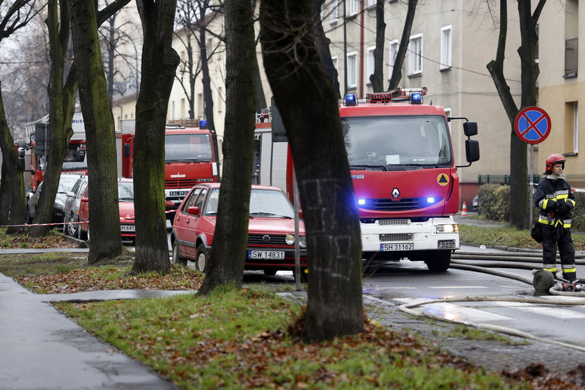 Chorzów. Pożar gazu przy ul. Odrodzenia 