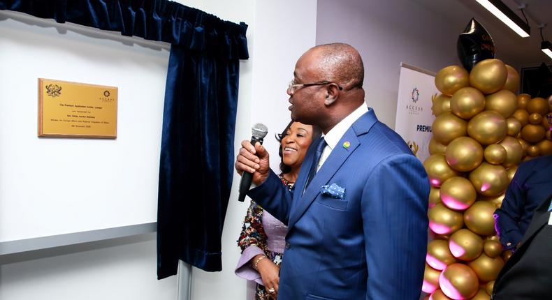 Shirley Ayorkor Botchwey inaugurates  first Ghana Premium Application Center in London 
