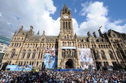 Manchester oszalał na niebiesko