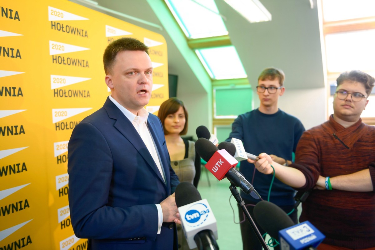 Hołownia pytany, czy weźmie udział w wyborach prezydenckich, potwierdził, że będzie w nich kandydował. "Nie widzę powodów do wycofywania się z tych wyborów, ponieważ wiem, że one zostaną przełożone" - dodał.