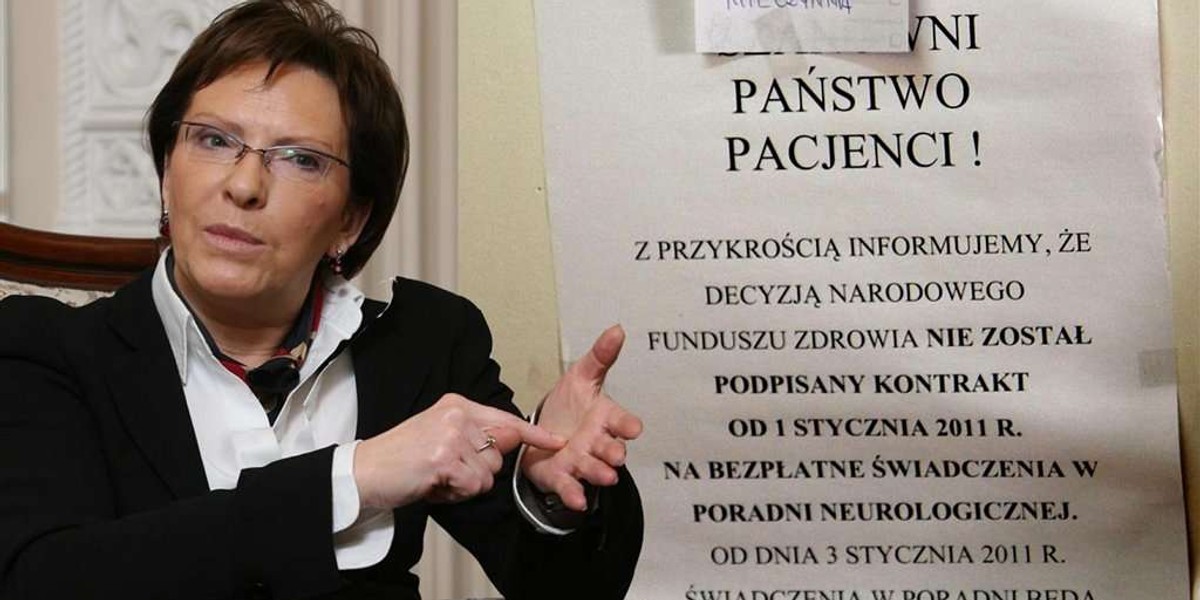 Minister Kopacz dumna z polskiej służby zdrowia