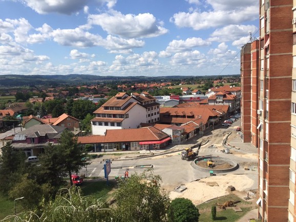 Radovi u toku na kružnom toku 