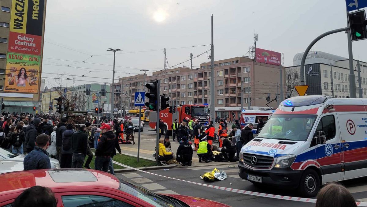 Wypadek w centrum Szczecina. Wojewoda zabrał głos