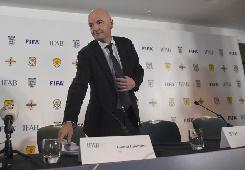 Gianni Infantino zdenerwował członka rządu RPA