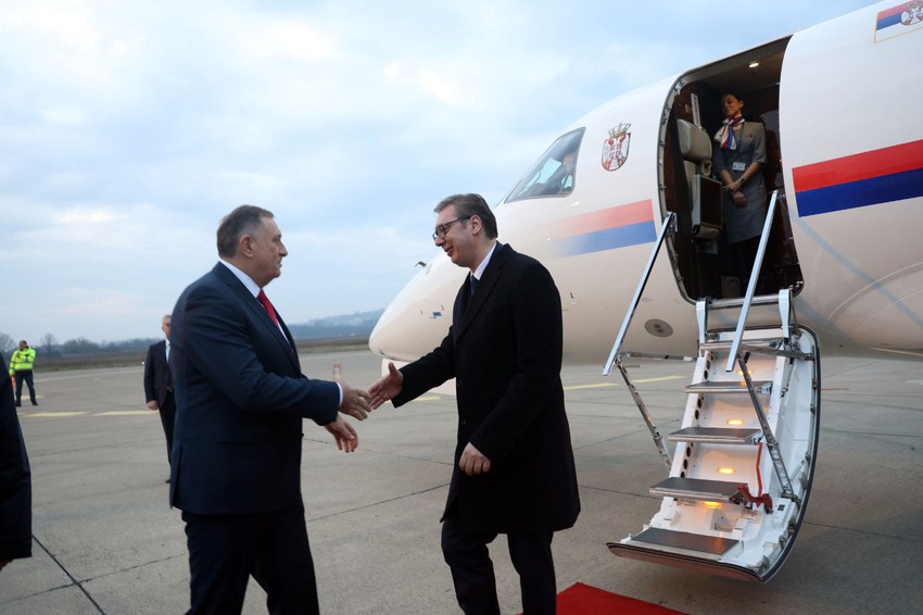 Vučić stigao u Banjaluku