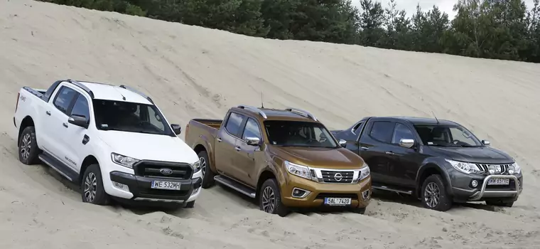 Pikapy na asfalcie i w terenie – porównanie Forda Rangera, Mitsubishi L200 i Nissana NP300 Navary