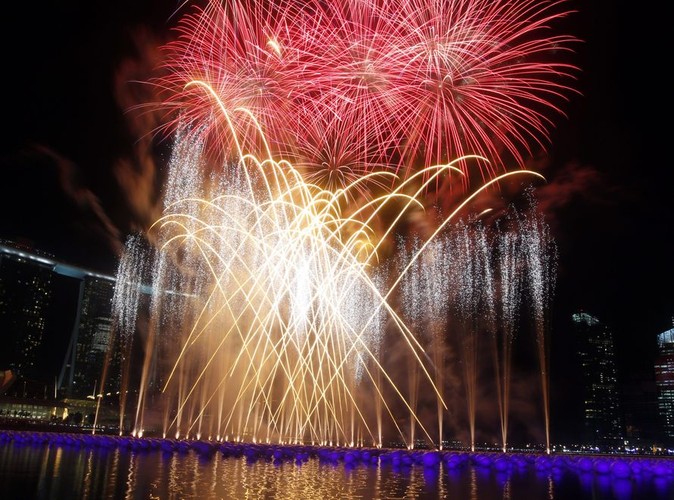 Festyn fajerwerków w Singapurze