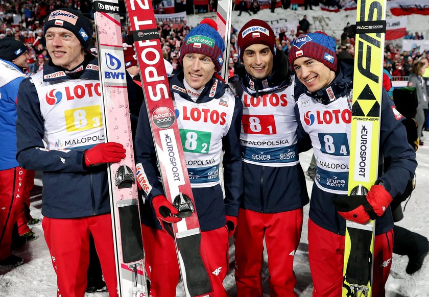 Maciej Kot Stefan Hula Dawid Kubacki Kamil Stoch