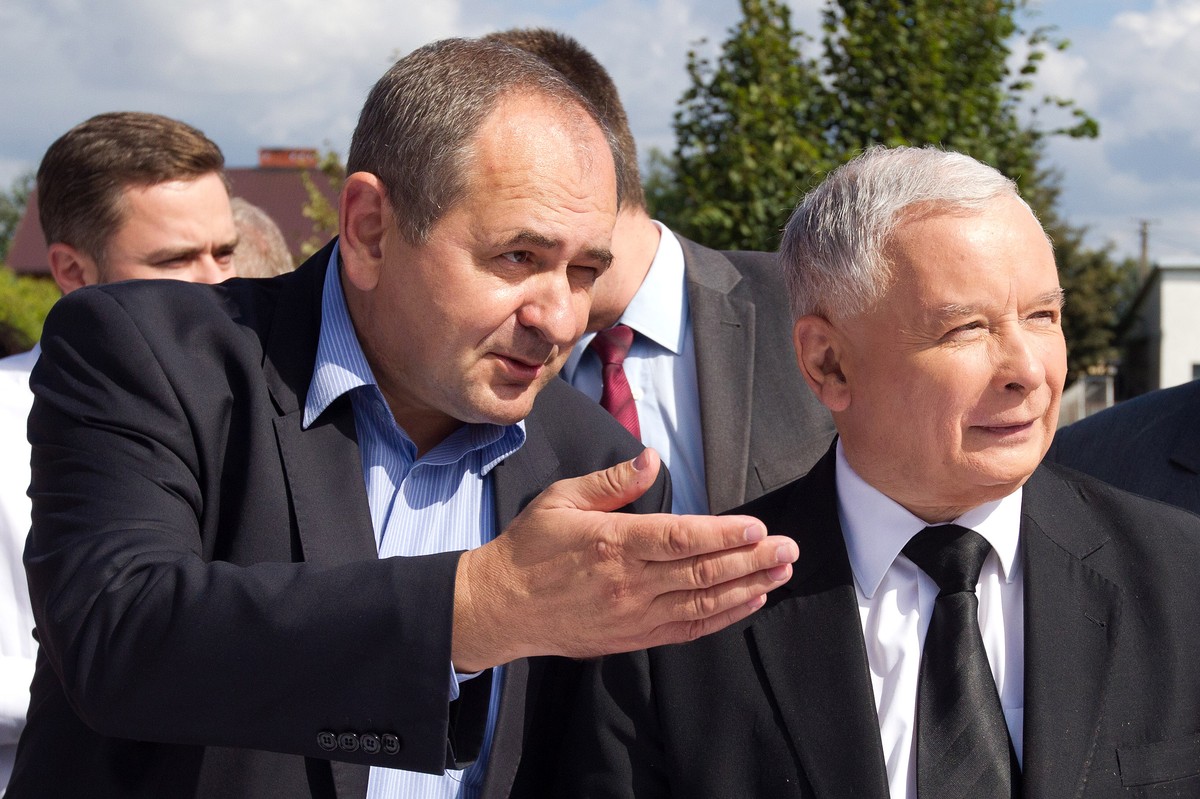 Zdzisław Pupa i Jarosław Kaczyński