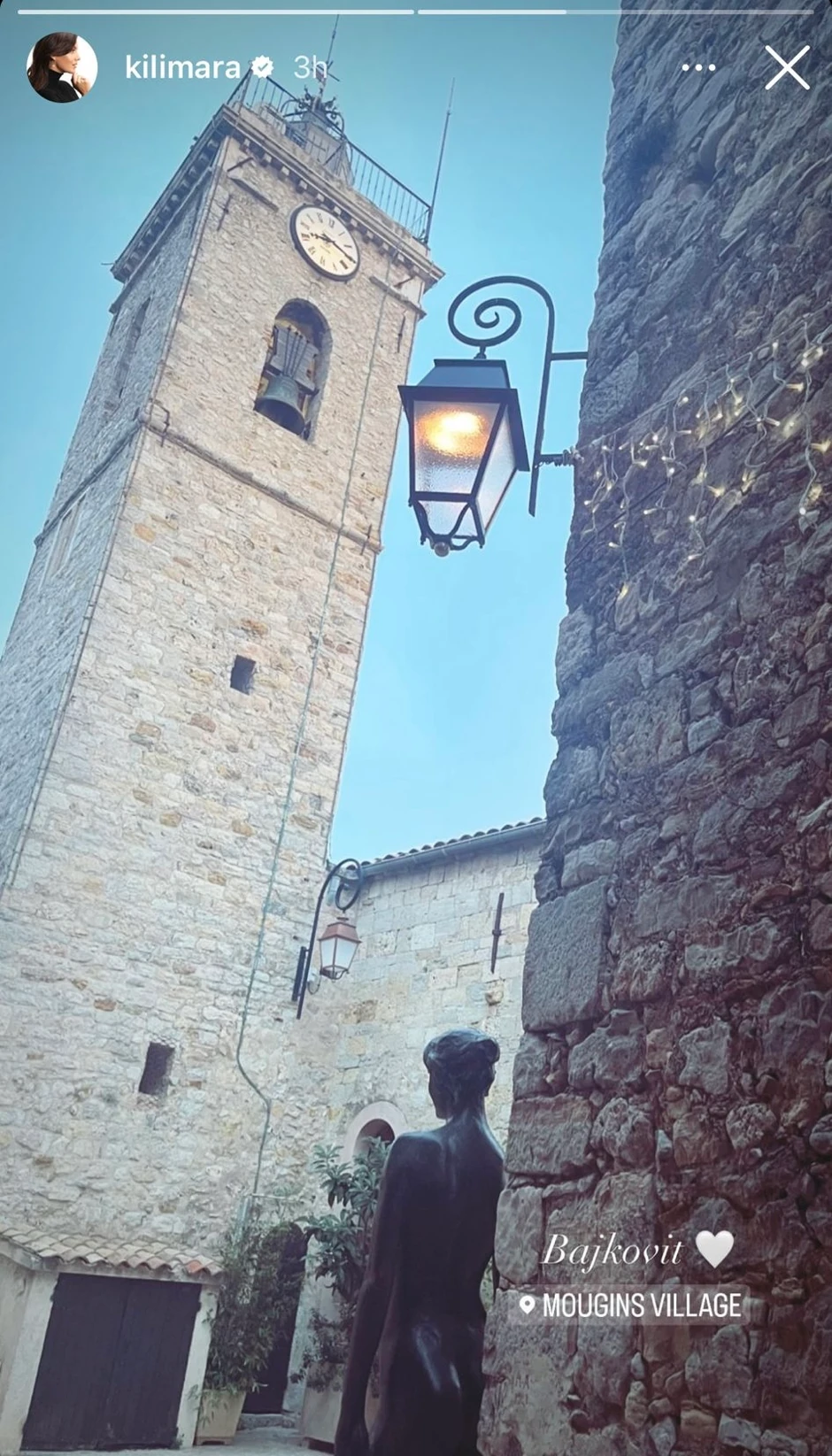 Marija Kilibarda, objava iz Francuske