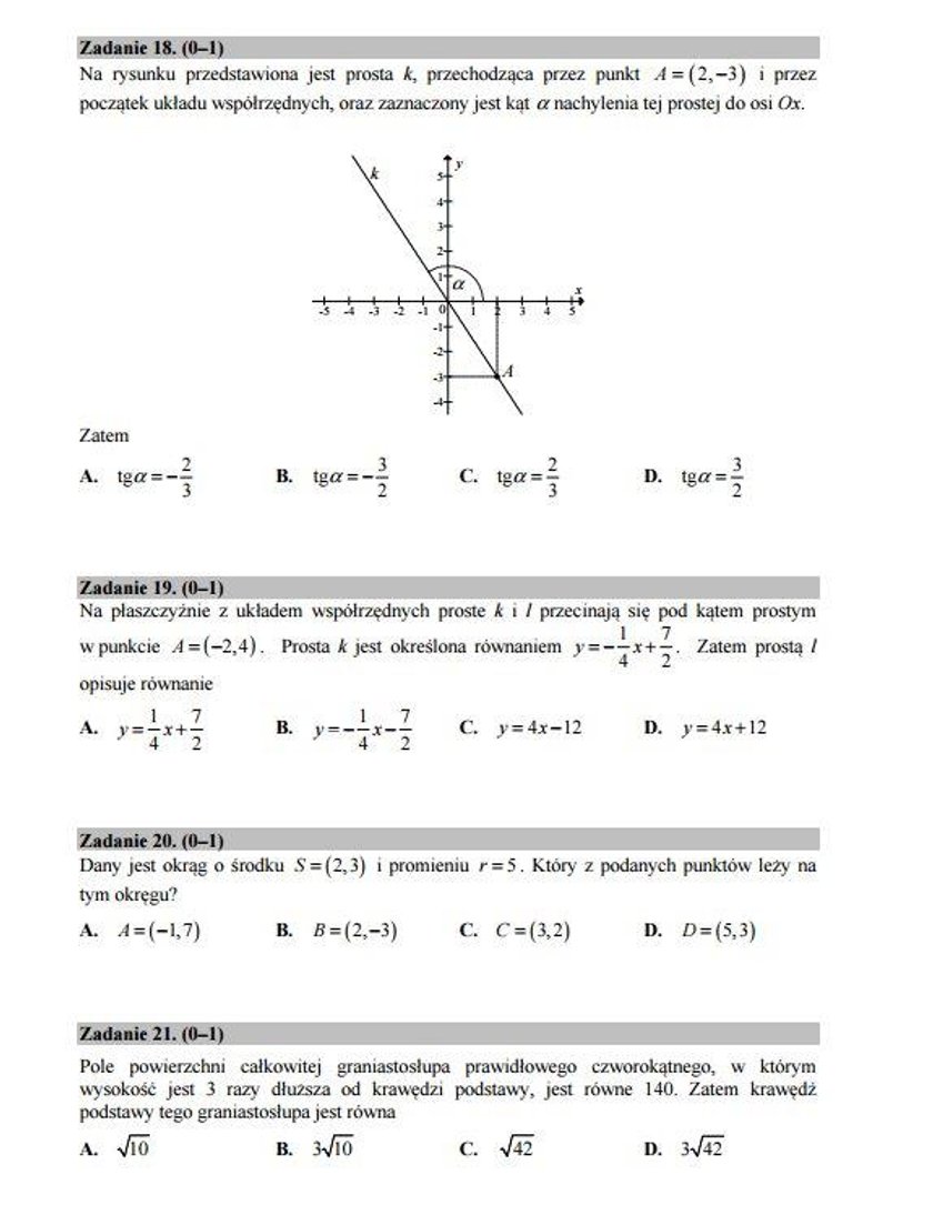 arkusze matematyka