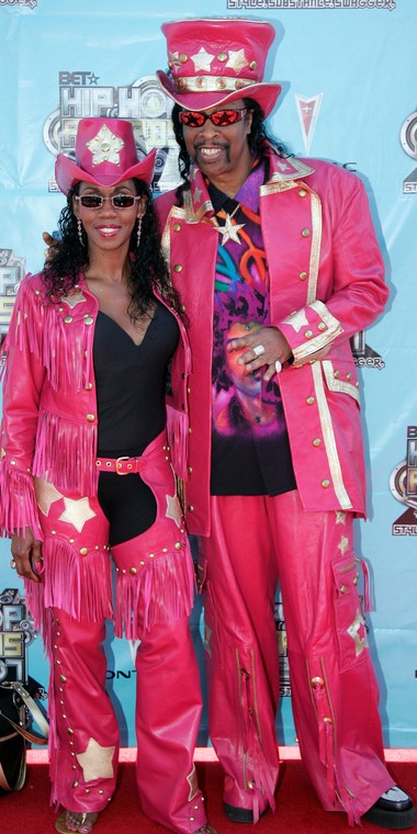 Bootsy Collins z żoną Patti Collins