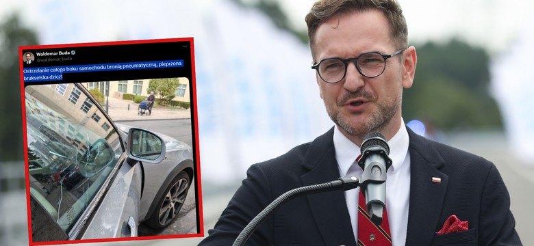 Samochód Waldemara Budy ostrzelany w Brukseli. Europoseł PiS rzuca mocne słowa