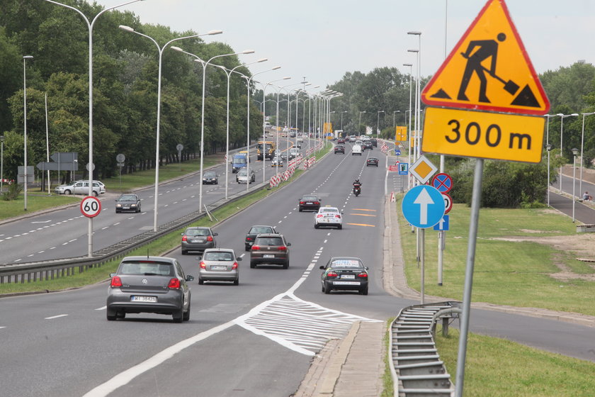 Drogowcy zamkną jezdnie Wisłostrady