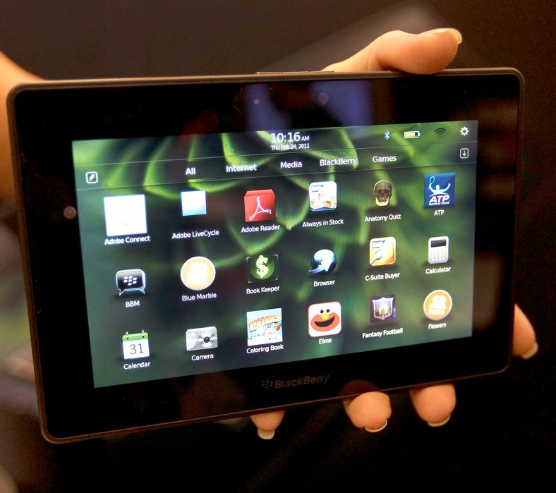 Blackberry Playbook fot. 1, mat. Bloomberg