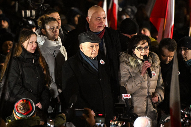 Jarosław Kaczyński, Barbara Kamińska, Roma Wąsik, Elżbieta Witek, Joachim Brudziński