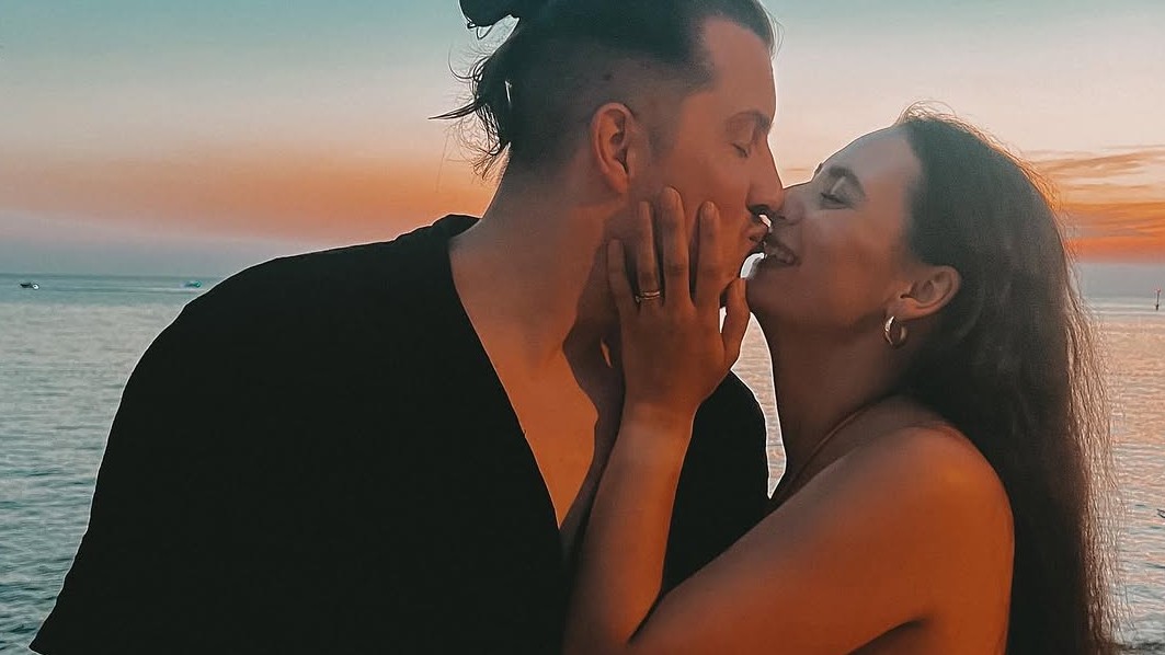 Petra Dzvoníková na zábere s manželom Viktorom
