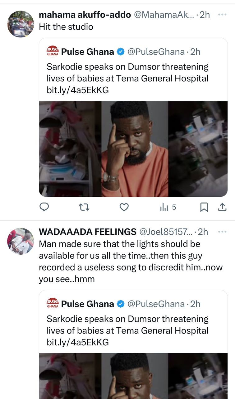 'Hypocrite, drop another dumsor track' - Sarkodie told as he comments on 2024 Dumsor
