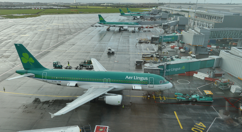 As Ireland's flag carrier, Aer Lingus' brand identity has always been associated with symbols of the country, including the shamrock and the color green.