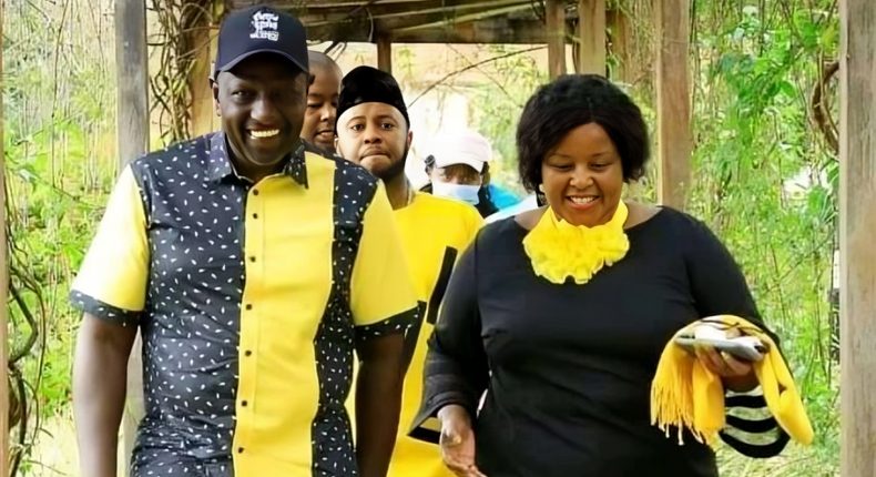 An image shared by Bishop Margaret Wanjiru showing her in the company of President William Ruto and other UDA politicians