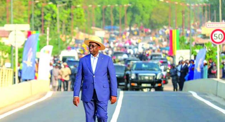 Macky Sall inaugure le Pont de Marsassoum