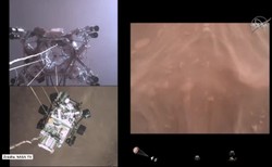 Tak wyglądało lądowanie na Marsie. NASA opublikowała film z kamer łazika