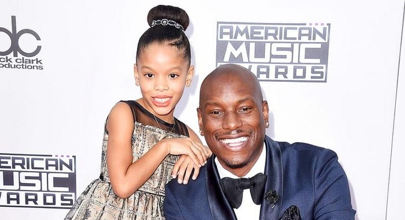 Tyrese and daughter Shayla 