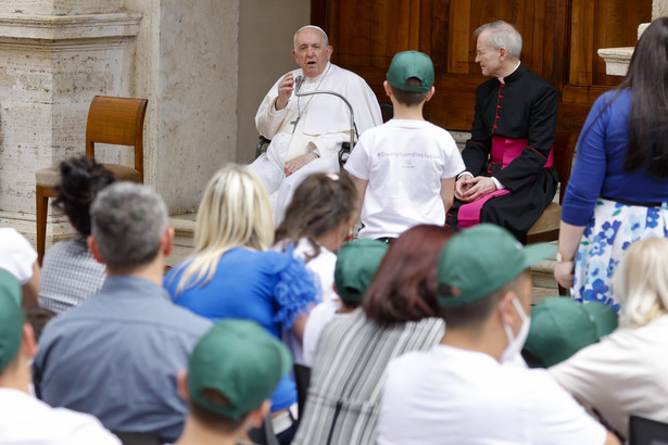 Spotkanie papieża Franciszka z dziećmi