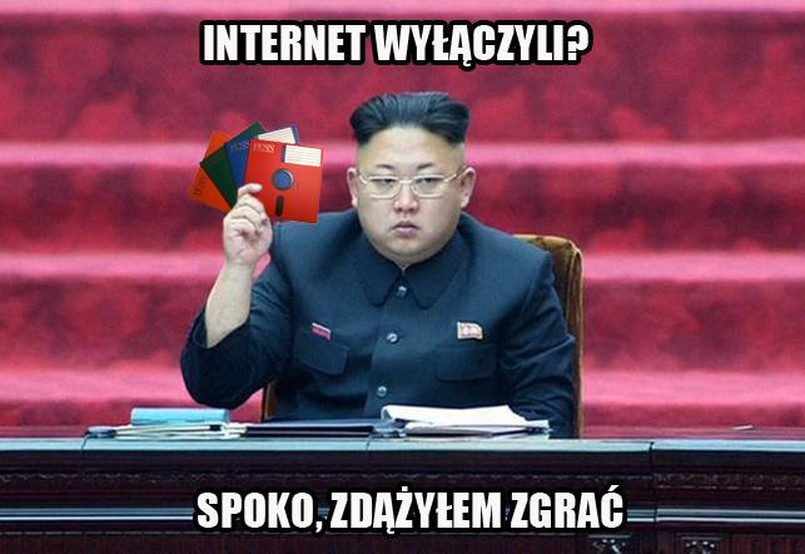 W Korei Północnej w poniedziałek nie było Internetu. Jednak dla Kim Dzong Una to żaden problem.