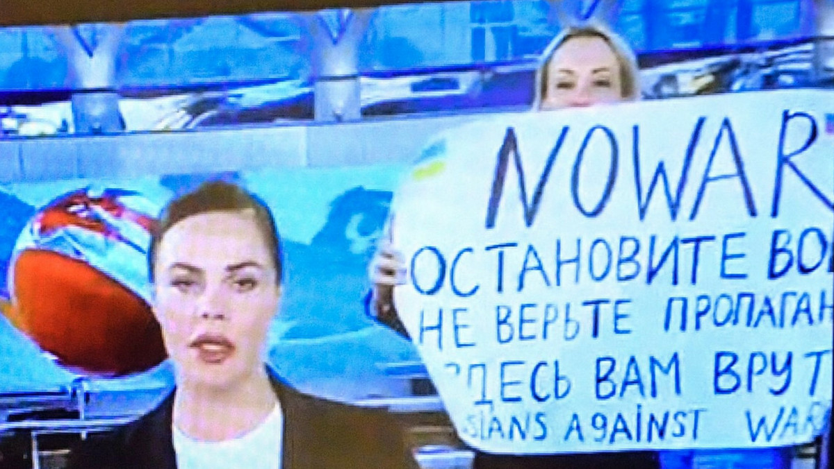 Rosyjska dziennikarka zaprotestowała na wizji. Gdzie jest Marina Owsiannikowa?